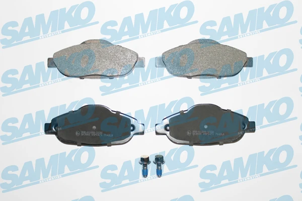 5SP1471 SAMKO Комплект тормозных колодок, дисковый тормоз (фото 3)