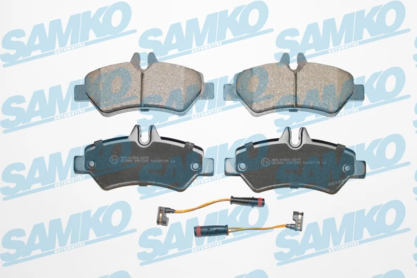 5SP1293 SAMKO Комплект тормозных колодок, дисковый тормоз (фото 3)