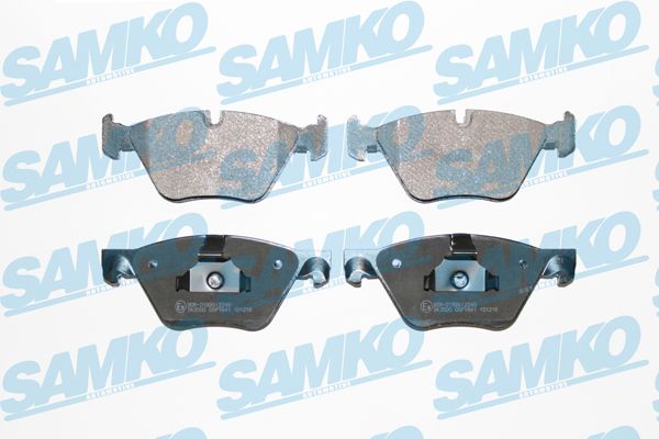 5SP1641 SAMKO Комплект тормозных колодок, дисковый тормоз (фото 2)
