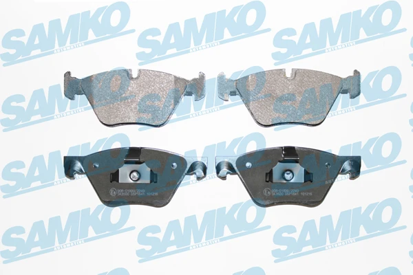 5SP1641 SAMKO Комплект тормозных колодок, дисковый тормоз (фото 3)