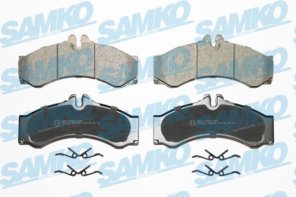 5SP633 SAMKO Комплект тормозных колодок, дисковый тормоз (фото 2)