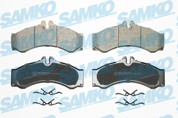 5SP633 SAMKO Комплект тормозных колодок, дисковый тормоз (фото 3)