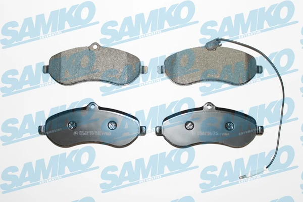 5SP1348 SAMKO Комплект тормозных колодок, дисковый тормоз (фото 3)