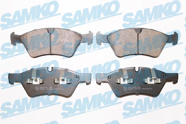 5SP1253 SAMKO Комплект тормозных колодок, дисковый тормоз (фото 2)