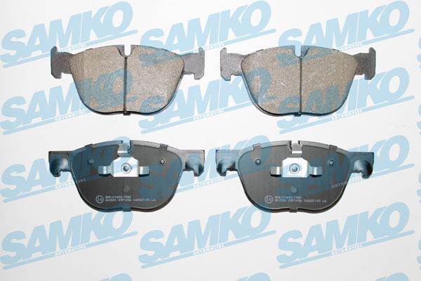 5SP1496 SAMKO Комплект тормозных колодок, дисковый тормоз (фото 2)