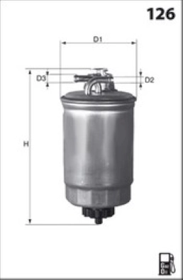 LFDF163 LUCAS Топливный фильтр (фото 4)