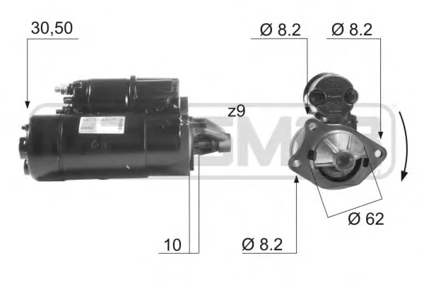 220002 MESSMER Стартер (фото 1)