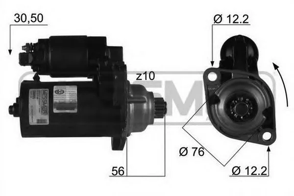 220055 MESSMER Стартер (фото 1)