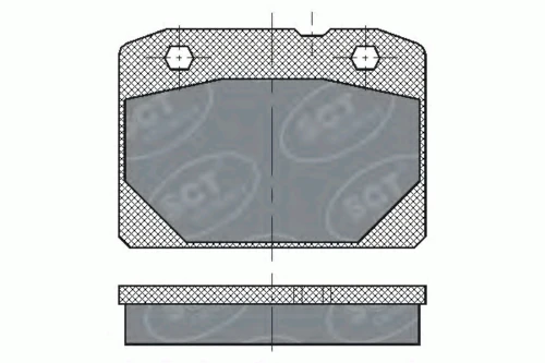 SP 102 SCT - MANNOL Комплект тормозных колодок дисковый тормоз (фото 1)