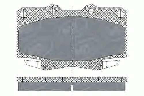 SP 229 SCT - MANNOL Комплект тормозных колодок sp229 (фото 1)