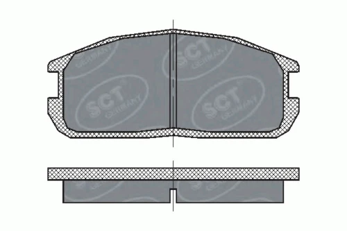 SP 220 SCT - MANNOL Комплект тормозных колодок дисковый тормоз (фото 1)