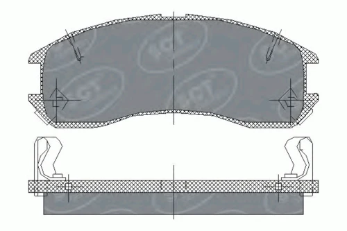 SP 149 SCT - MANNOL Тормозные колодки (комплект 4 шт.) sp 149 (фото 1)