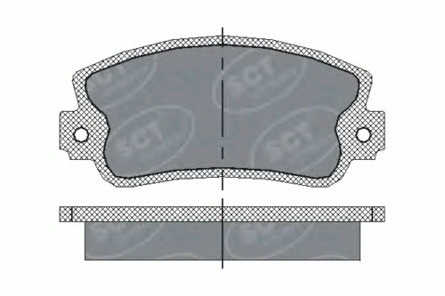 SP 143 SCT - MANNOL Комплект тормозных колодок дисковый тормоз (фото 1)