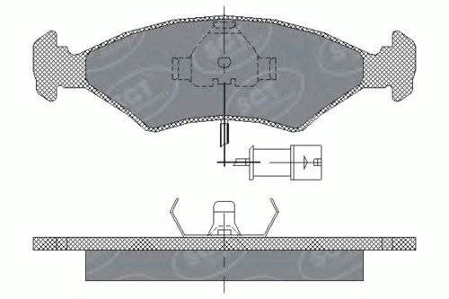 SP 142 SCT - MANNOL Комплект тормозных колодок дисковый тормоз (фото 1)