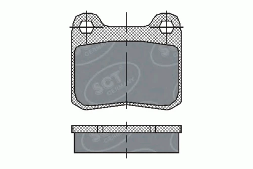 SP 200 SCT - MANNOL Тормозные колодки (комплект 4 шт.) sp 200 (фото 1)