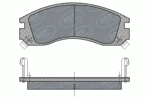 SP 171 SCT - MANNOL Тормозные колодки комплект (4шт) (10115070/280617/0031959/24, литва) (фото 1)