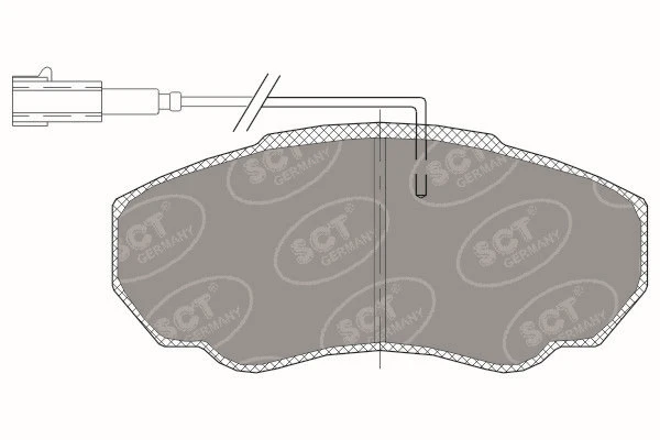 SP 318 PR SCT - MANNOL Комплект тормозных колодок, дисковый тормоз (фото 2)