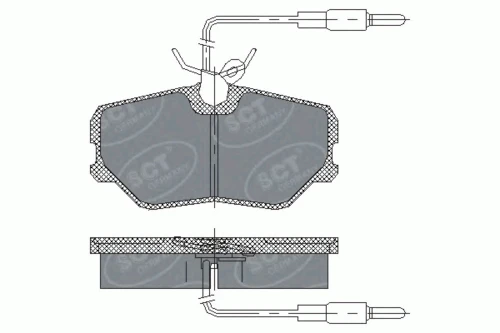 SP 221 SCT - MANNOL Pr тормозные колодки (ст. пр/ия: германия, ст. в/за: литва) (фото 1)