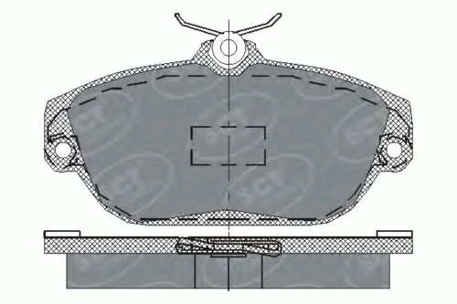 SP 201 SCT - MANNOL Тормозные колодки (комплект 4 шт.) sp 201 (фото 1)