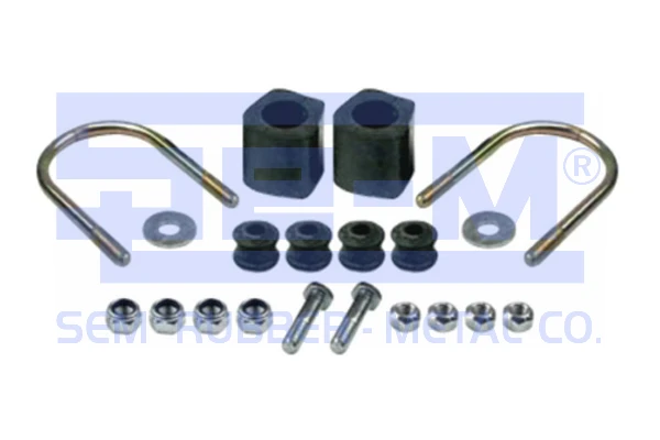 9113 SE-M Р/к стабилизатора перед. (мр) втулки,с/блоки, стремянки,болты, шайбы, гайки mb 207-310 (фото 2)