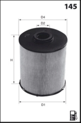 LFDE143 LUCAS Топливный фильтр (фото 4)