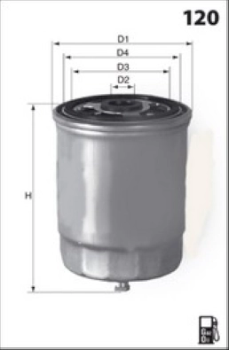 LFDS160 LUCAS Топливный фильтр (фото 4)