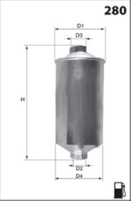LFPF021 LUCAS Топливный фильтр (фото 4)