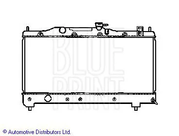 ADT39851 BLUE PRINT Радиатор охлаждения двигателя (фото 1)