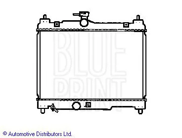 ADT39855 BLUE PRINT Радиатор охлаждения двигателя (фото 1)