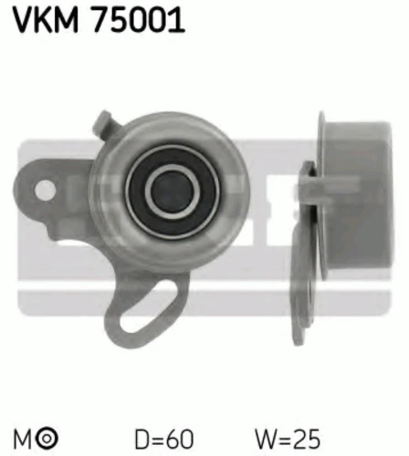 VKM 75001 SKF Натяжной ролик, ремень ГРМ (фото 2)