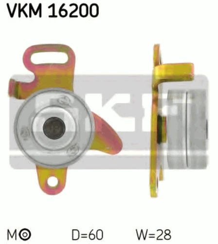 VKM 16200 SKF Натяжной ролик, ремень ГРМ (фото 3)