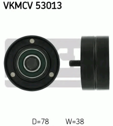 VKMCV 53013 SKF Паразитный / ведущий ролик, поликлиновой ремень (фото 2)