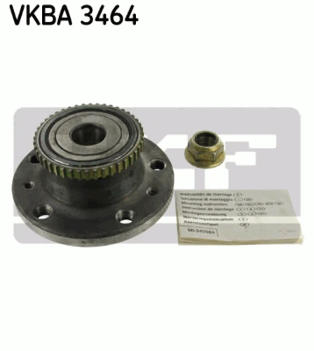 VKBA 3464 SKF Комплект подшипника ступицы колеса (фото 2)