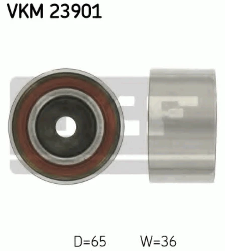 VKM 23901 SKF Паразитный / Ведущий ролик, зубчатый ремень (фото 3)