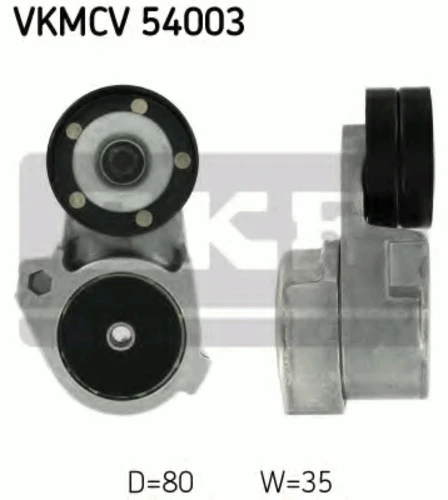 VKMCV 54003 SKF Натяжной ролик, поликлиновой ремень (фото 2)