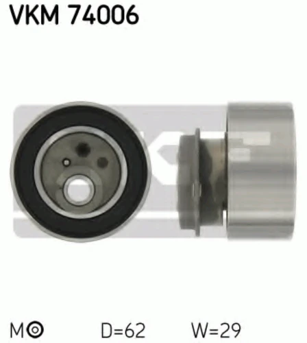 VKM 74006 SKF Натяжной ролик, ремень ГРМ (фото 2)