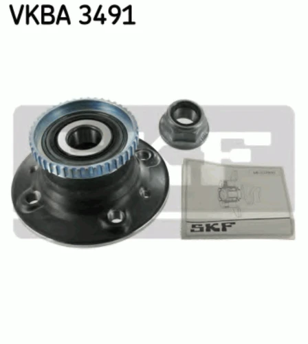 VKBA 3491 SKF Комплект подшипника ступицы колеса (фото 3)