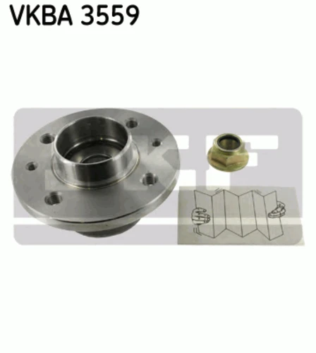 VKBA 3559 SKF Комплект подшипника ступицы колеса (фото 2)
