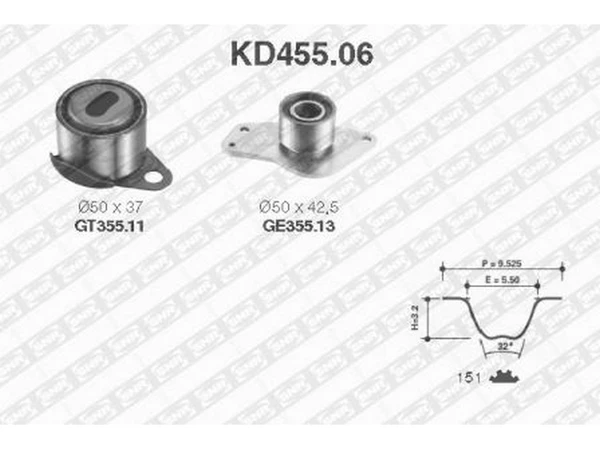 KD455.06 SNR/NTN Комплект ремня ГРМ (фото 3)