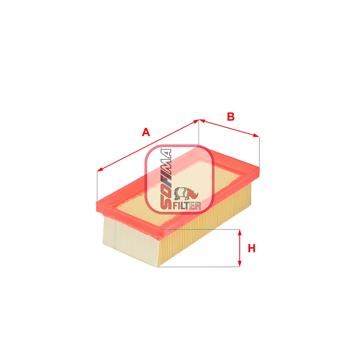 S 1780 A SOFIMA Воздушный фильтр (фото 1)