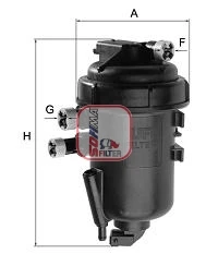 S 5181 GC SOFIMA Топливный фильтр (фото 2)