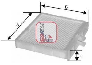 S 3106 C SOFIMA Фильтр, воздух во внутренном пространстве (фото 2)