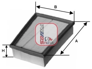 S 3310 A SOFIMA Воздушный фильтр (фото 2)