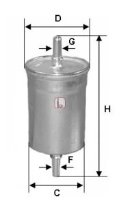 S 1843 B SOFIMA Топливный фильтр (фото 2)
