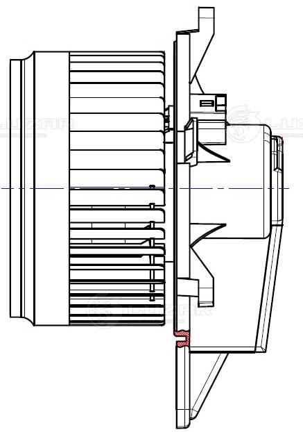 LFh 0377 LUZAR Электродвигатель, вентиляция салона (фото 2)