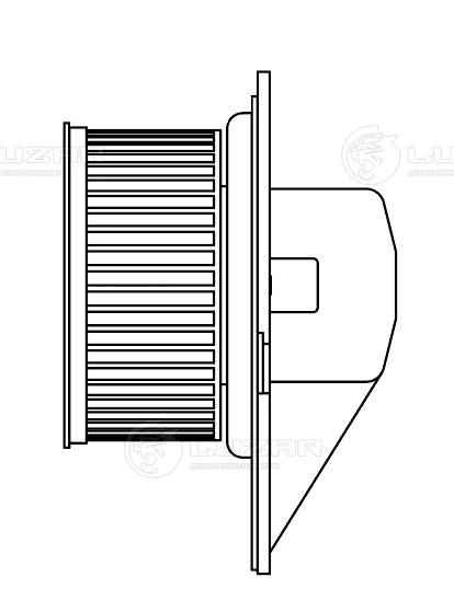 LFh 1803 LUZAR Электродвигатель, вентиляция салона (фото 2)