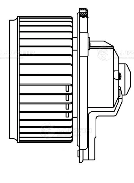 LFh 1921 LUZAR Электродвигатель, вентиляция салона (фото 2)