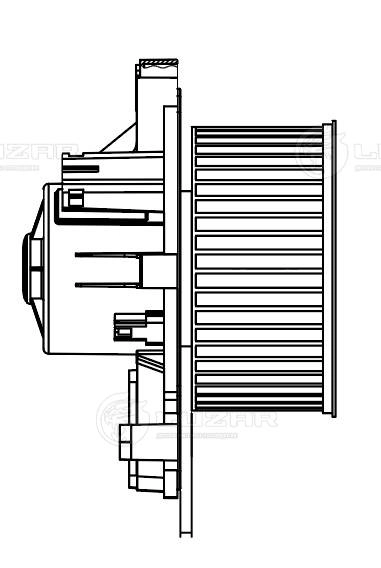 LFh 2038 LUZAR Электродвигатель, вентиляция салона (фото 2)