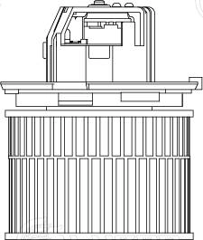 LFh 2170 LUZAR Электродвигатель, вентиляция салона (фото 2)