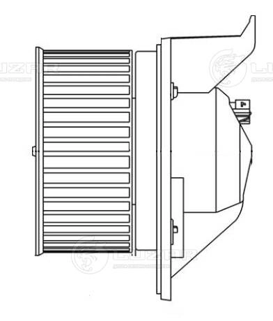 LFh 2601 LUZAR Электродвигатель, вентиляция салона (фото 2)